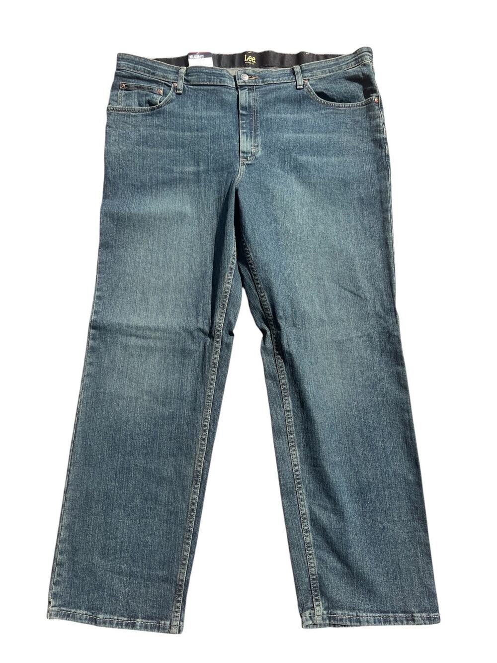 NWT LEE Men's Relaxed Fit Medium Wash Jeans Size 44x32